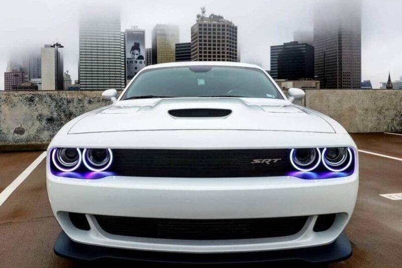 Oracle Lighting 2015-2021 Dodge Challenger Dynamic Colorshift Headlight Halo Kit