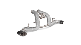 Akrapovic 2016-2020 McLaren 570S/570S Spider/ 570GT Slip-On Line Exhaust (Titanium) With Carbon Tips - Image 5