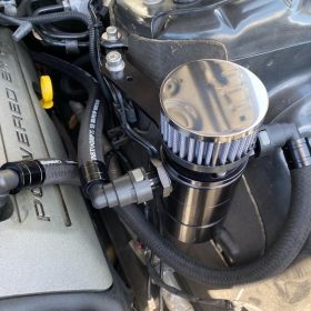UPR Products 2015-2023 Ford Mustang GT 5.0 Billet Dual Inlet Breather Tank Plug N Play - Image 3