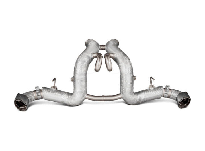Akrapovic 2016-2020 McLaren 570S/570S Spider/ 570GT Slip-On Line Exhaust (Titanium) With Carbon Tips