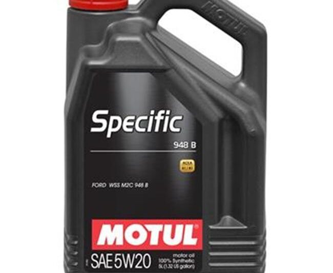 Motul 948 B 5W-20 Synthetic Motor Oil 5L - 4 Bottles