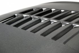 Anderson Composites 2018-2023 Ford Mustang Type-GT5 Double Sided Carbon Fiber Hood - Image 5