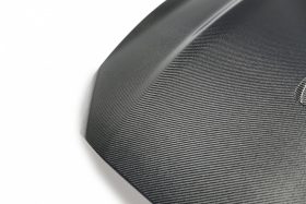 Anderson Composites 2018-2023 Ford Mustang Type-GT5 Double Sided Carbon Fiber Hood - Image 3