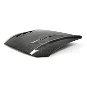 Anderson Composites 2018-2022 Ford Mustang Type-SA Double Sided Carbon Fiber Hood - Image 2