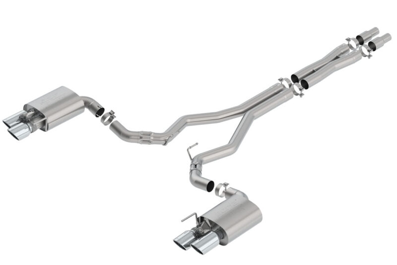 Borla Exhaust 2018-2023 Ford Mustang GT ATAK Cat-Back Exhaust System - Chrome Tips