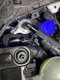 UPR Products 2020-2022 Ford Mustang GT500 Single Valve Oil Catch Can w/ Clean Side Separator Plug N Play - Image 3