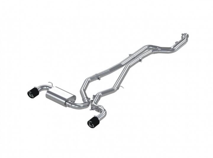 MBRP 2020-2026 Toyota GR Supra 3″ Cat-Back Dual Rear Exhaust – Carbon Fiber Tips