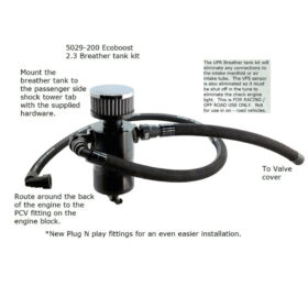 UPR Products 2015-2023 Ford Mustang EcoBoost Billet Dual Catch Can - Image 1