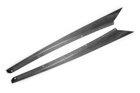 EOS 2020-2024 Chevrolet Corvette C8 Carbon Fiber Side Skirts - Image 3