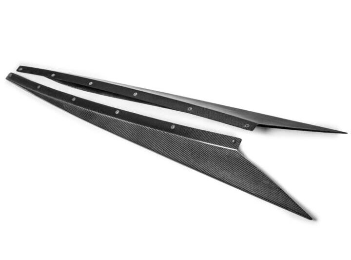 EOS 2020-2024 Chevrolet Corvette C8 Carbon Fiber Side Skirts