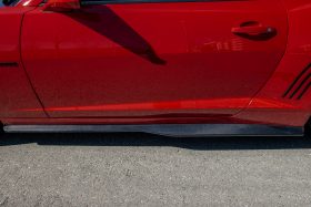 EOS 2010-2015 Chevrolet Camaro ZL1 Conversion Carbon Fiber Side Skirts - Image 3