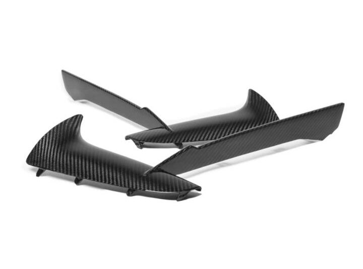 EOS 2020-2024 Chevrolet Corvette C8 Carbon Fiber Front Grille Inserts