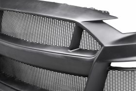 Anderson Composites 2018-2022 Ford Mustang Type-ST GT500 Style Fiberglass Front Bumper with Fiberglass Grille + Front Lip - Image 2