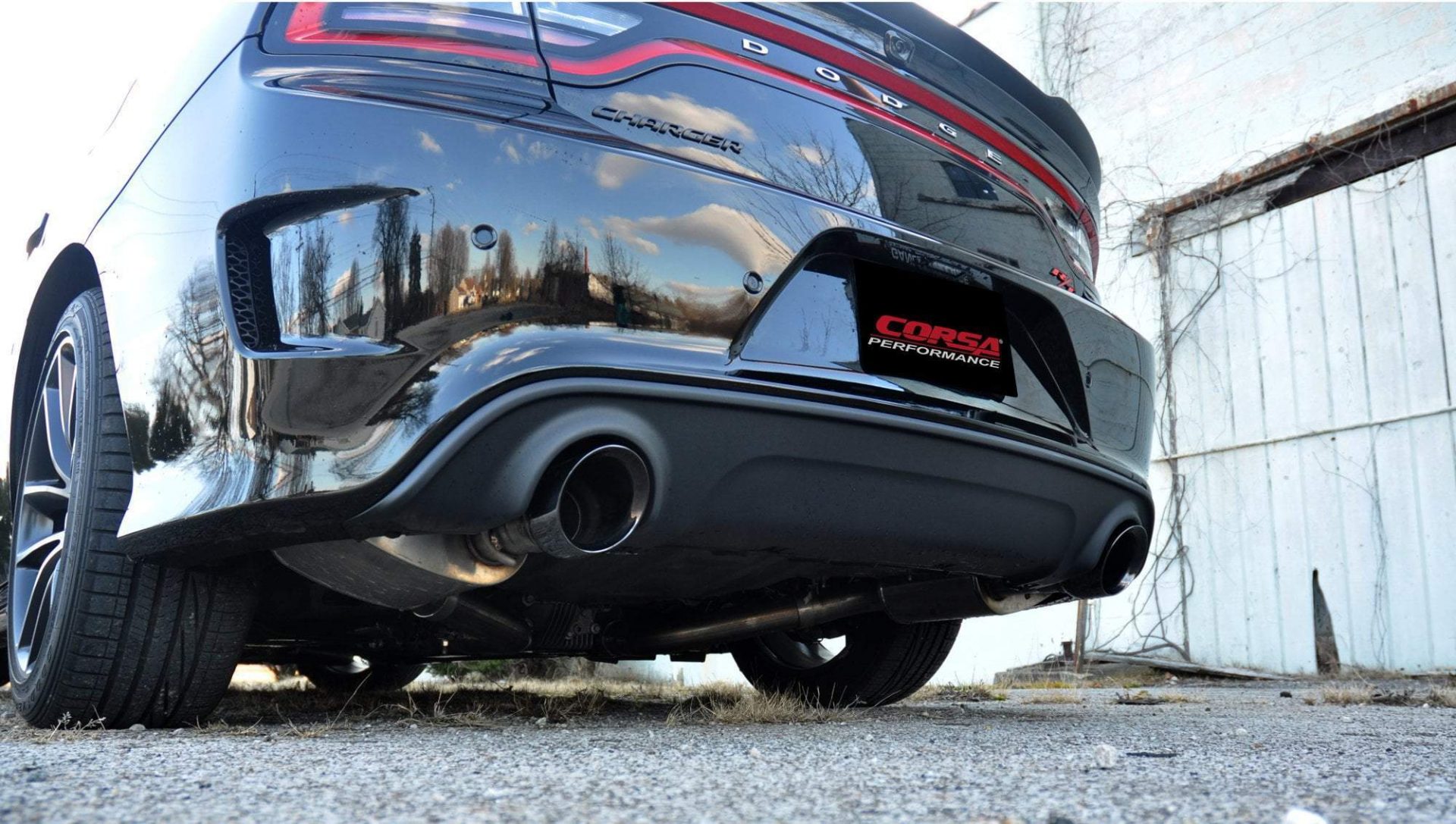 Corsa Performance 2015-2021 Dodge Charger SRT/Scat Pack/R/T 6.4L Polished Xtreme Cat-Back Exhaust - Image 2