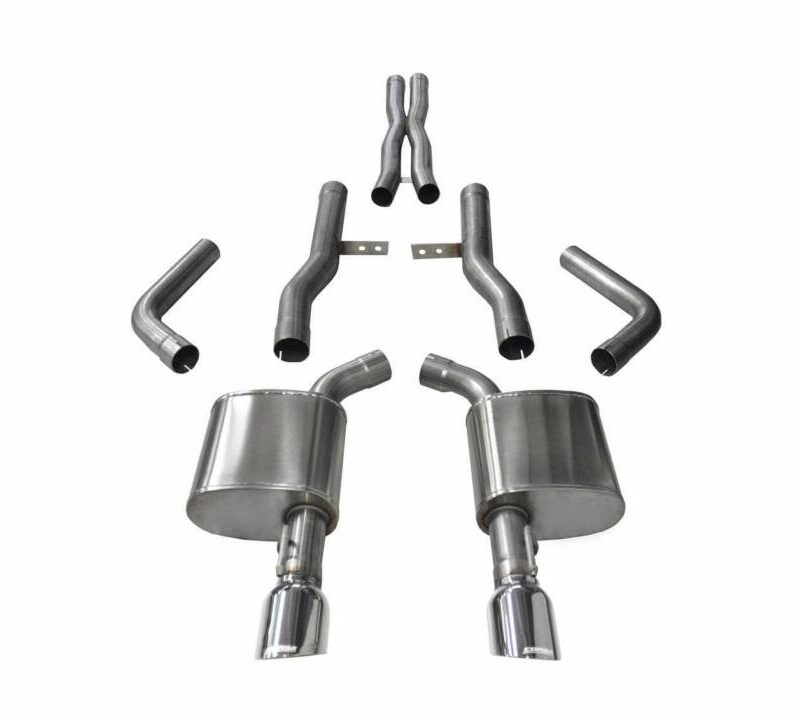Corsa Performance 2015-2021 Dodge Charger SRT/Scat Pack/R/T 6.4L Polished Xtreme Cat-Back Exhaust
