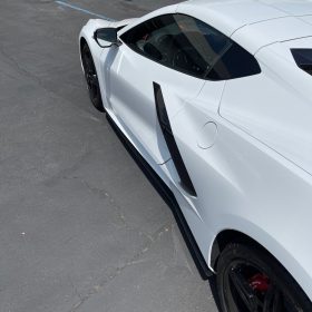 ZL1 Addons 2020-2024 Chevrolet Corvette C8 Side Skirt Extensions - Image 1