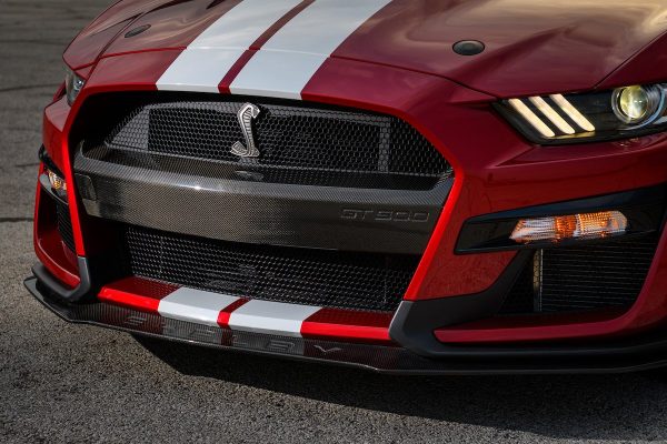 Ford Performance 2020-2022 Ford Mustang GT500 Carbon Fiber Front Bumper Insert