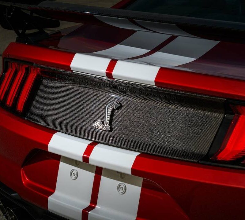 Ford Performance 2020-2022 Ford Mustang GT500 Carbon Fiber Rear Decklid Panel