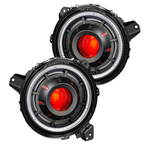 Oracle Lighting 2018 2021 Jeep Wrangler JL Oculus Color Shift Bi LED Projector Headlights 4