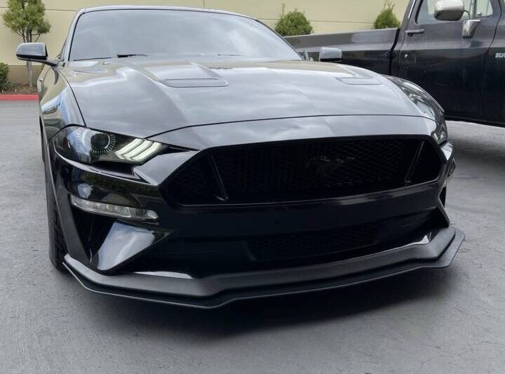 ZL1 Addons 2018-2023 Ford Mustang GT Performance Package Standard Front Splitter Extension