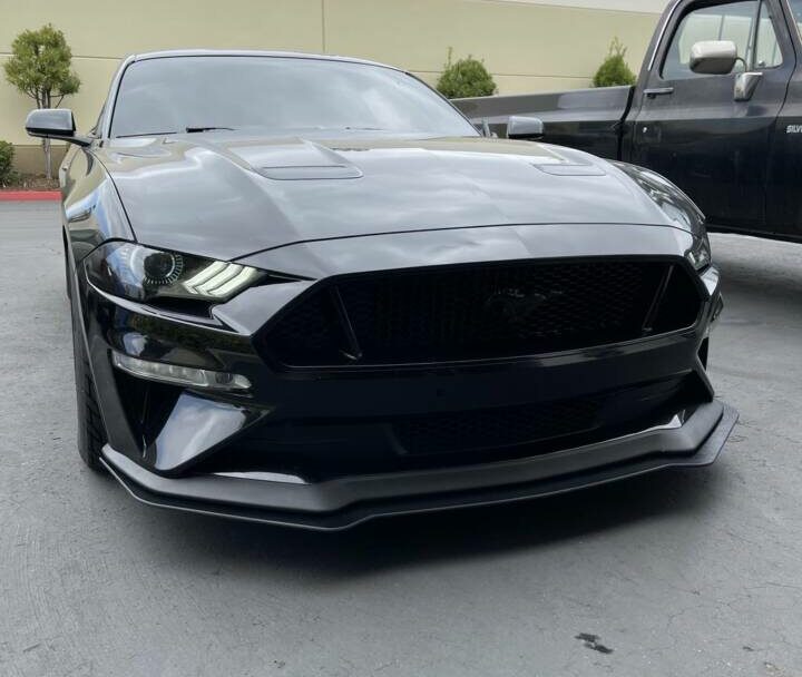 ZL1 Addons 2018-2023 Ford Mustang GT Performance Package Standard Front Splitter Extension