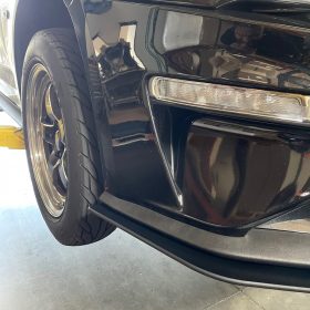 ZL1 Addons 2018-2023 Ford Mustang GT Performance Package Standard Wide Front Splitter Extension - Image 1