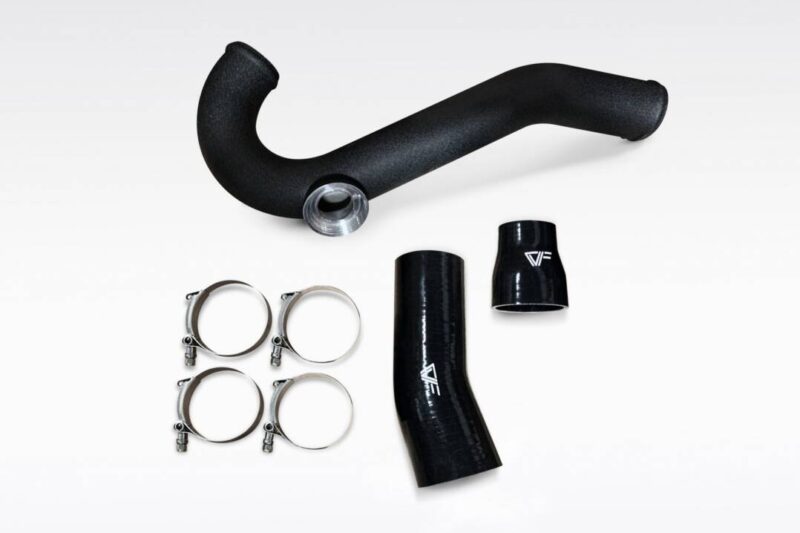 CVF 2015-2023 Ford Mustang EcoBoost Aluminum Intercooler Charge Pipe Kit with HKS Flange