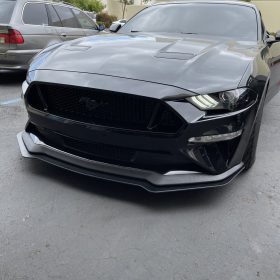 ZL1 Addons 2018-2023 Ford Mustang GT Performance Package Standard Front Splitter Extension - Image 1