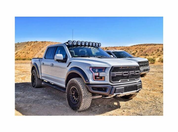 KC Hilites 2017-2020 Ford F-150 Raptor 57" Pro6 Gravity LED 9-Light (180w) Combo Beam Overhead Light Bar