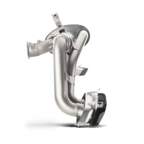 Akrapovic 2016 2018 Audi R8 5.2 CoupeSpyder Slip On Line Titanium w Carbon Titanium Tips 4