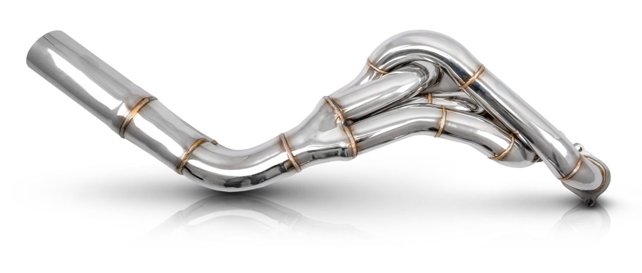 Function Factory Performance 2008-2015 Mercedes-Benz C63 AMG W204 M156 Long Tube Headers w/ Weld In Cats - Image 2