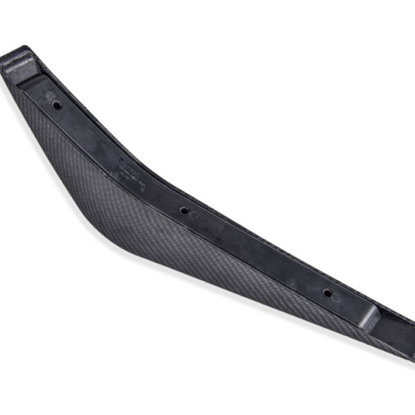 Hydro-Dipped Carbon diffuser fin close-up
