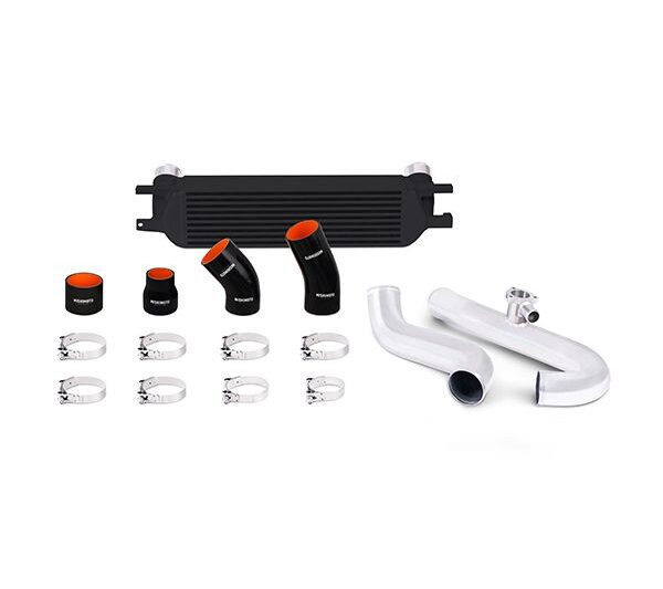 Mishimoto Ford Mustang EcoBoost Performance Intercooler Kit, 2015+ Blackw/ Polished Pipes
