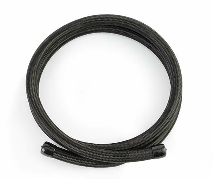 -12AN Braided Line, Black Nylon - 6ft