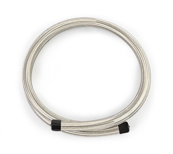 -12AN Braided Line, Stainless Steel - 6ft