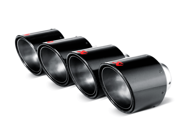 Akrapovic 2006-2011 Chevrolet Tail pipe set (Carbon,dia 115 mm)
