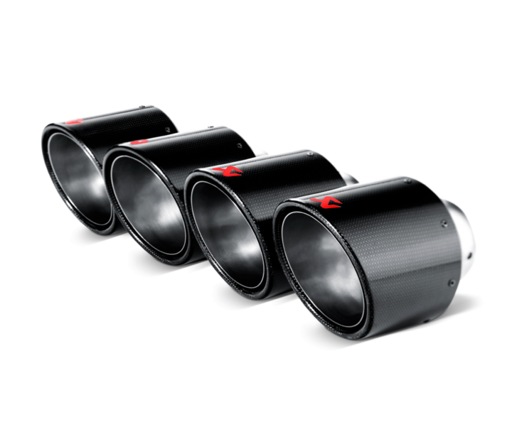 Akrapovic 2006-2011 Chevrolet Tail pipe set (Carbon,dia 115 mm)