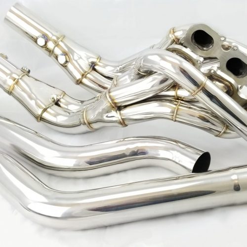 Function Factory Performance 2008-2015 Mercedes-Benz C63 AMG W204 M156 Long Tube Headers w/ Weld In Cats