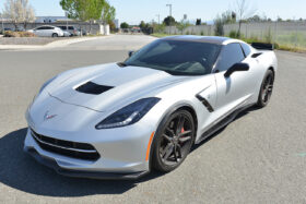 EOS 2014-2019 Chevrolet Corvette C7 Stage 2.5 Carbon Fiber Front Splitter & Side Skirts - Image 8
