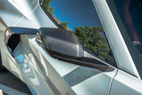 EOS 2020-2024 Chevrolet Corvette C8 Carbon Fiber Mirror Covers - Image 1