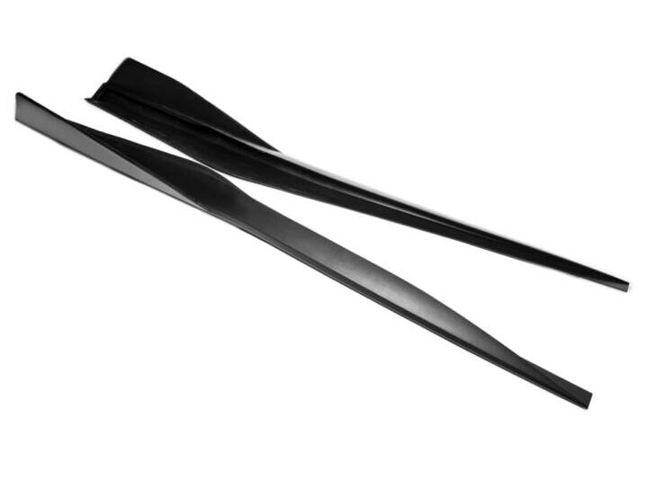EOS 2020-2024 Chevrolet Corvette C8 5VM Side Skirts (Unpainted) Plastic Black