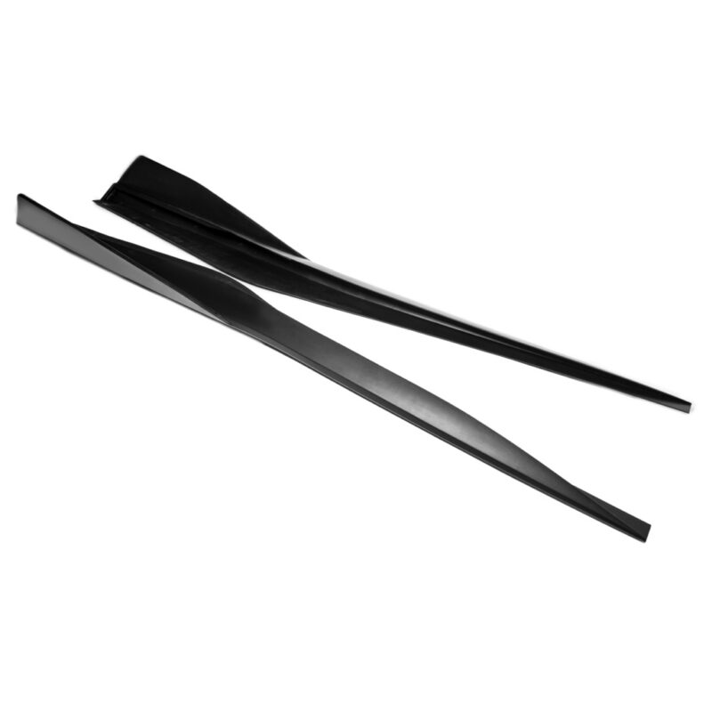 EOS 2020-2024 Chevrolet Corvette C8 5VM Side Skirts (Unpainted) Plastic Black