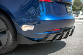 Extreme Online Store EOS Model 3 Performance Rear Bumper Diffuser for Tesla Model X - Image 4