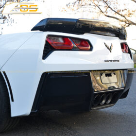 EOS 2014-2019 Chevrolet Corvette C7 Dark Tinted Wickerbill Rear Spoiler Extension