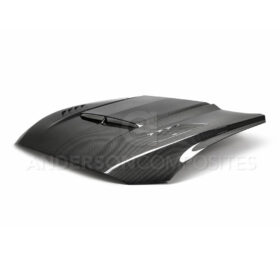 Anderson Composites 2018-2022 Ford Mustang Carbon Fiber Ram Air Hood - Image 1