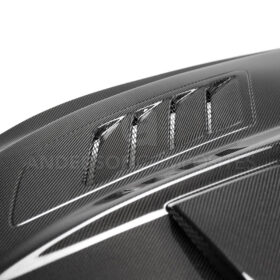 Anderson Composites 2018-2022 Ford Mustang Carbon Fiber Ram Air Hood - Image 2