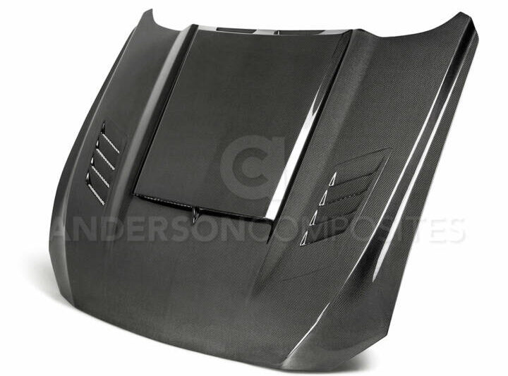 Anderson Composites 2018-2022 Ford Mustang Carbon Fiber Ram Air Hood