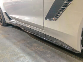 EOS 2014-2019 Chevrolet Corvette C7 Z06 Conversion Forged Carbon Side Skirts - image 3