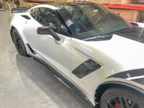 EOS 2014-2019 Chevrolet Corvette C7 Z06 Conversion Forged Carbon Side Skirts - image 2