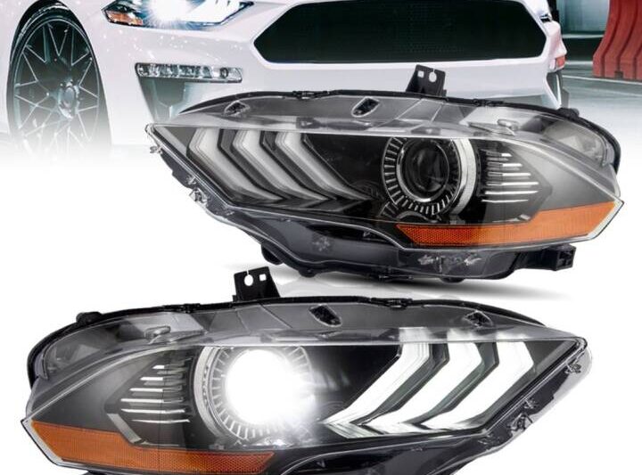 Vland 2018-2022 Ford Mustang Dual Beam Projector Headlights